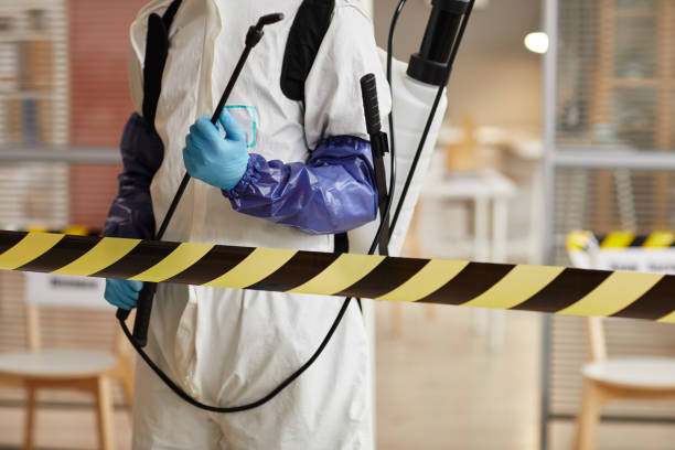Professional Blood Cleanup technician working in Medford, NY